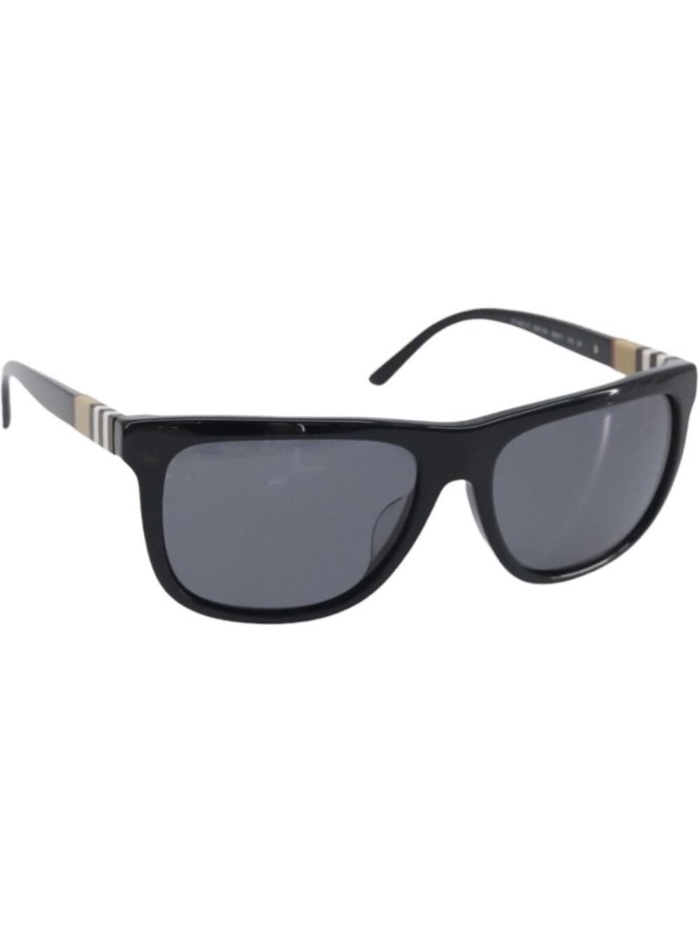 BURBERRY Nova Check Sunglasses plastic Black